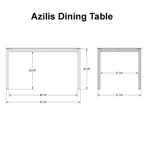 Azilis Table Vermont Furniture | Modern Design Contemporary Furniture
